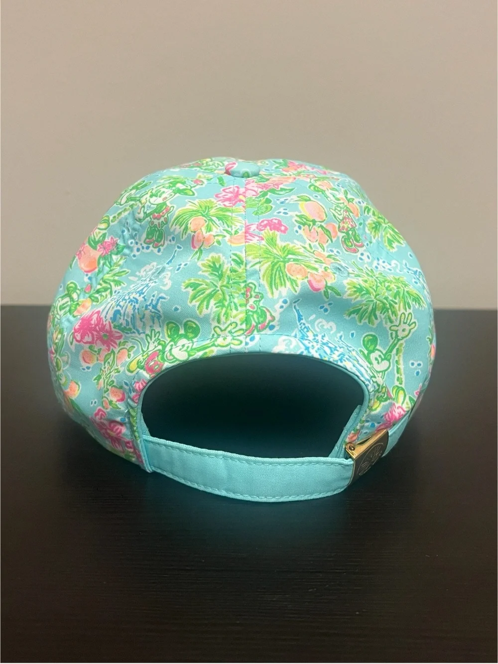 Disney x Lilly Pulitzer Run Around Hat Blue Ibiza Adjustable Ball Cap